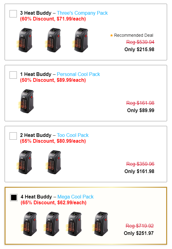 Heat Buddy Price Heat Buddy Price