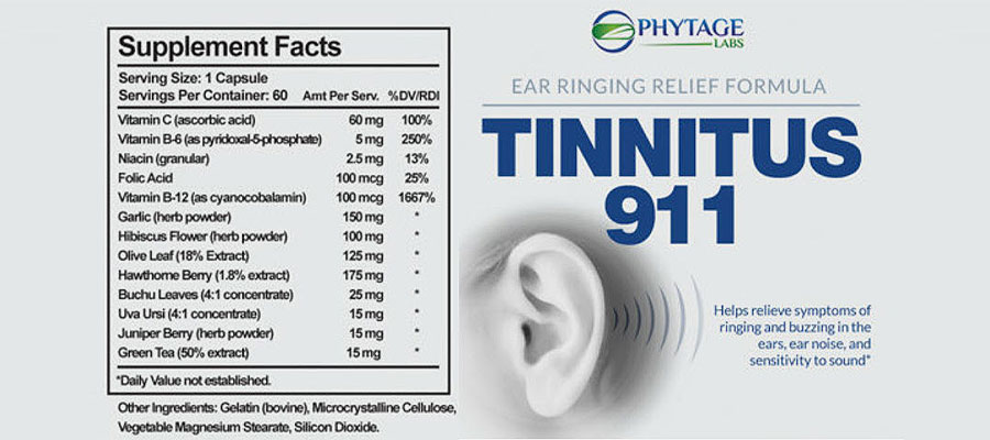 Tinnitus 911 Ingredients